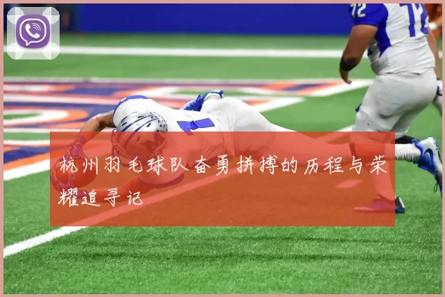 杭州羽毛球队奋勇拼搏的历程与荣耀追寻记