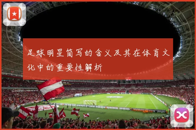 足球明星简写的含义及其在体育文化中的重要性解析