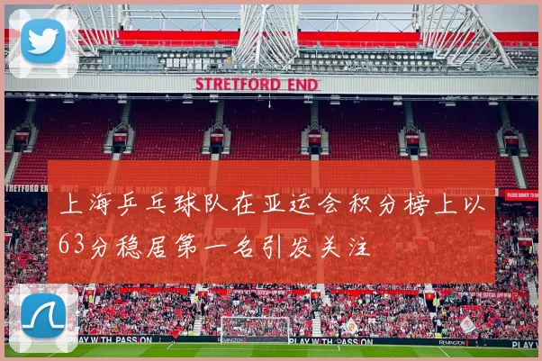 上海乒乓球队在亚运会积分榜上以63分稳居第一名引发关注